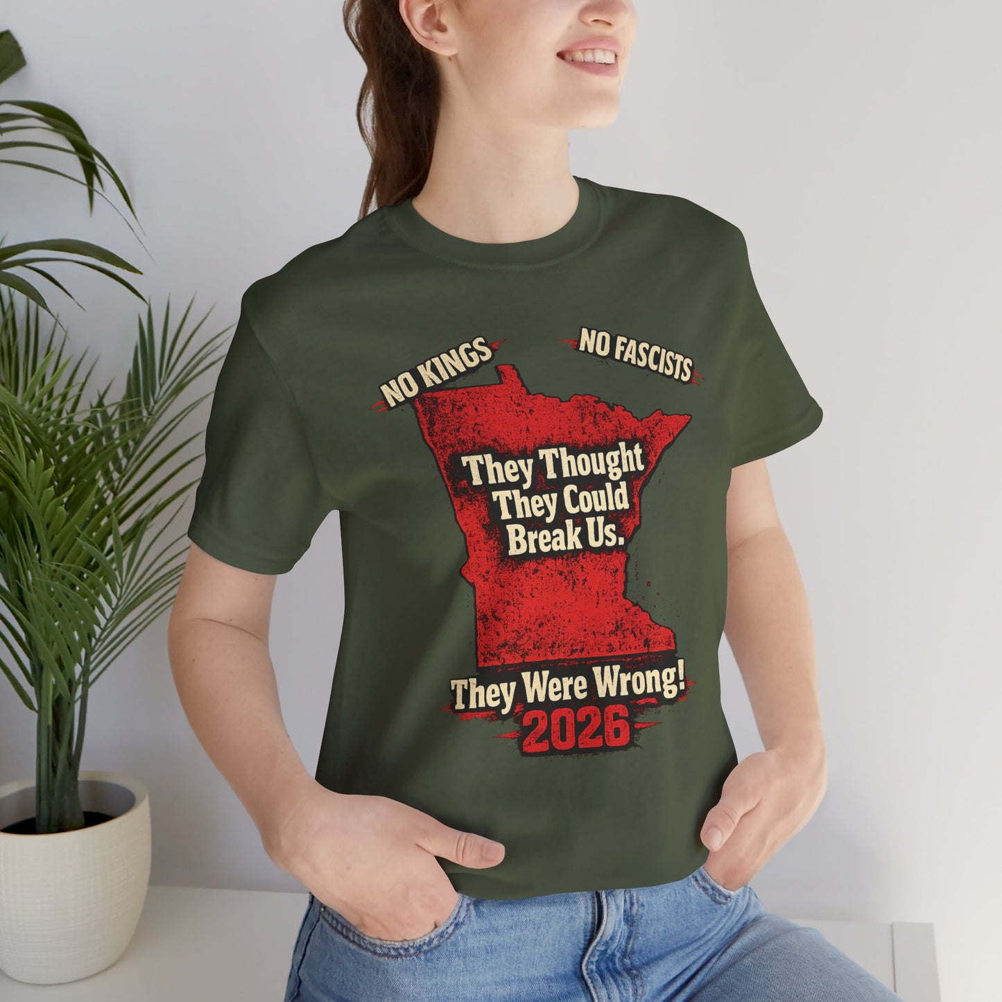 THEY THOUGHT THEY COULD BREAK US — Unisex Classic Retail Fit T-Shirt
