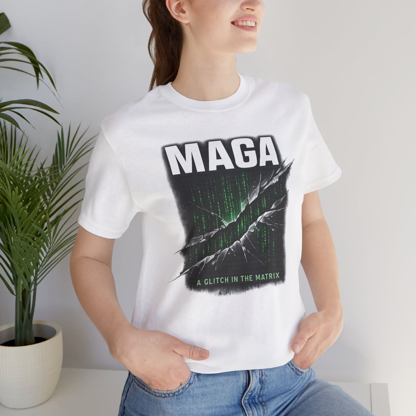 MAGA — A Glitch in the Matrix — Unisex Classic Retail Fit
