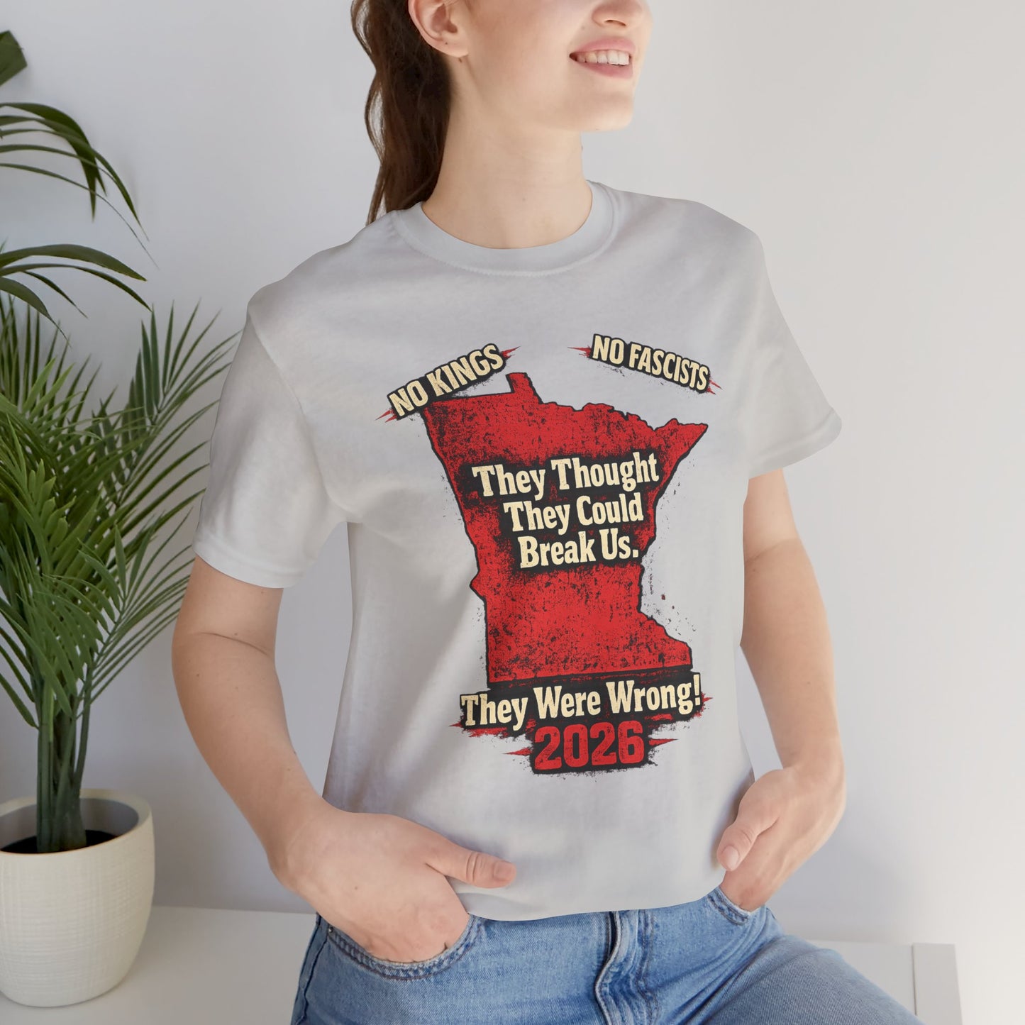 THEY THOUGHT THEY COULD BREAK US — Unisex Classic Retail Fit T-Shirt