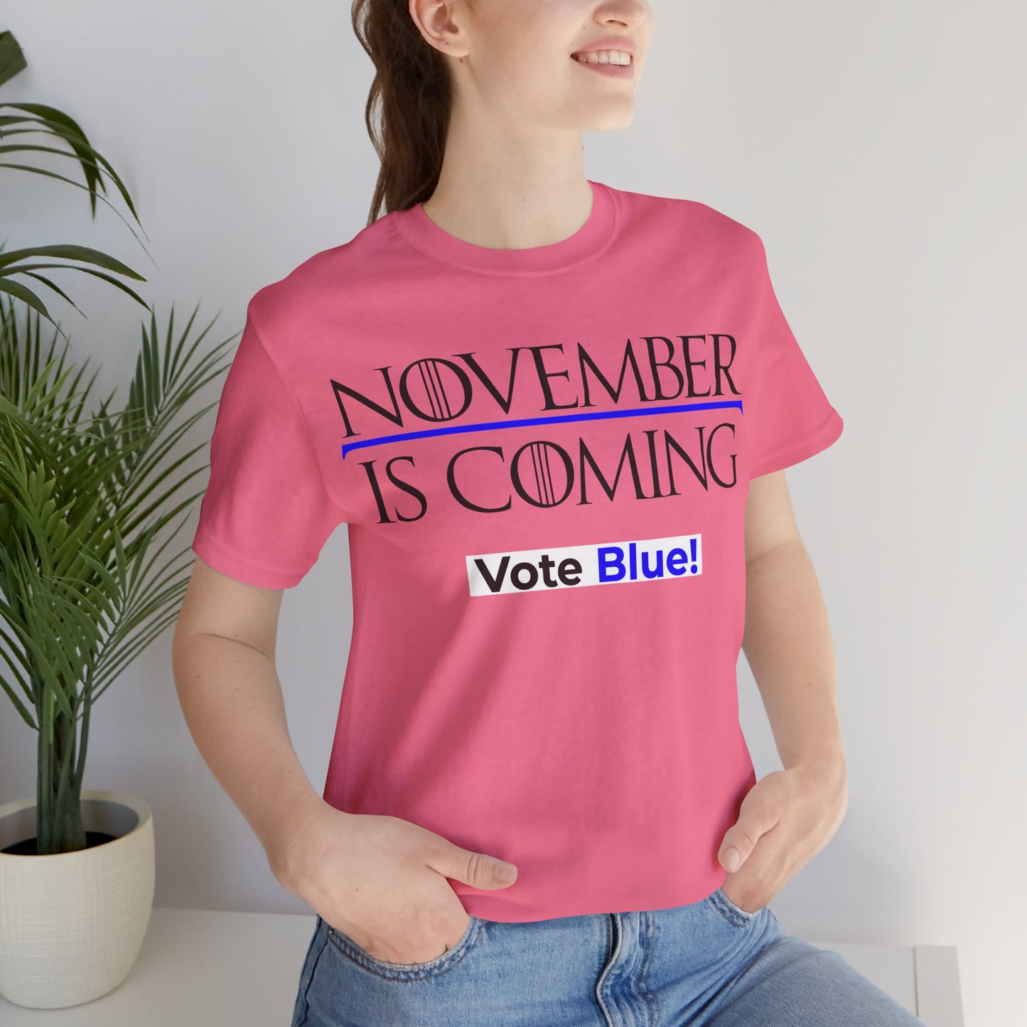 November Is Coming - VOTE BLUE! — Unisex Classic Retail Fit — Black Text