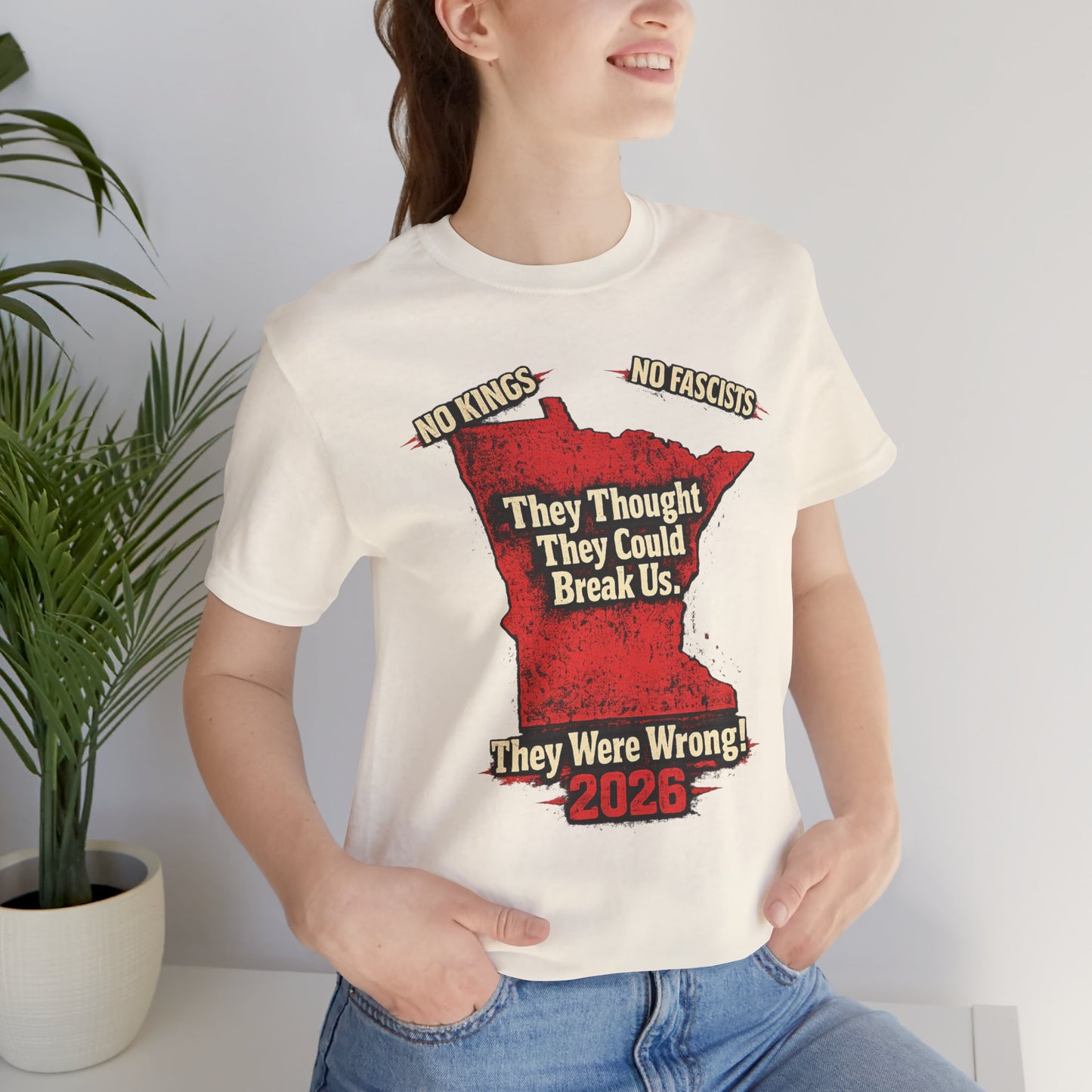 THEY THOUGHT THEY COULD BREAK US — Unisex Classic Retail Fit T-Shirt