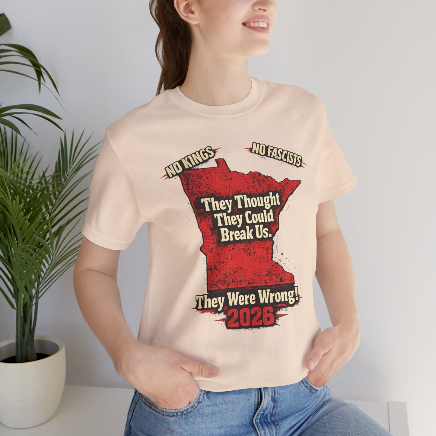 THEY THOUGHT THEY COULD BREAK US — Unisex Classic Retail Fit T-Shirt
